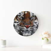 bengaalse tijger fractale wandklok (Huis)