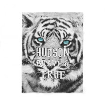 Bengaalse tijger gepersonaliseerde witte tijger