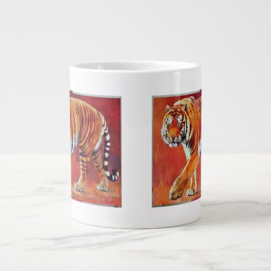 Bengaalse Tijger Grote Koffiekop (Voorkant)