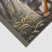 Bengaalse tijger in het oerwoud tissuepapier (Detail)