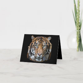 Bengaalse tijger met de hand getekende digitale ku kaart