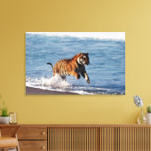 Bengaalse Tijger (Panthera Tigris) Canvas Afdruk (Insitu (Woonkamer))