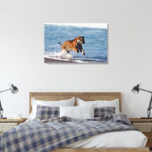 Bengaalse Tijger (Panthera Tigris) Canvas Afdruk (Insitu (Slaapkamer))