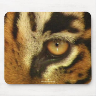 Bengaalse tijgeroog Big Cat Wildlife Mousemat Muismat