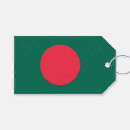 Bengaalse Vlag (Bangladesh) Cadeaulabel
