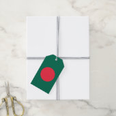 Bengaalse Vlag (Bangladesh) Cadeaulabel (Met Touw)