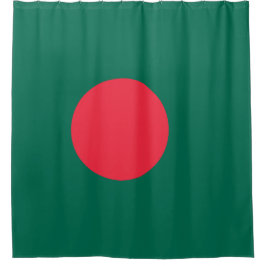 Bengaalse Vlag (Bangladesh) Douchegordijn