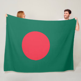 Bengaalse Vlag (Bangladesh) Fleece Deken