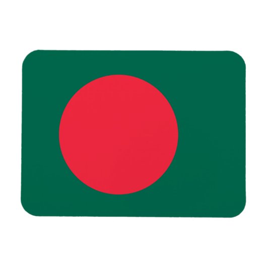 Bengaalse Vlag (Bangladesh) Magneet (Horizontaal)
