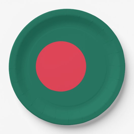 Bengaalse Vlag (Bangladesh) Papieren Bordje (Voorkant)
