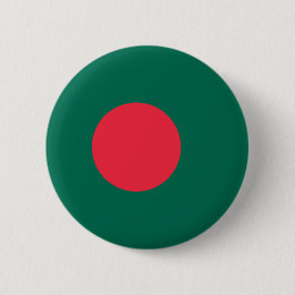 Bengaalse Vlag (Bangladesh) Ronde Button 5,7 Cm
