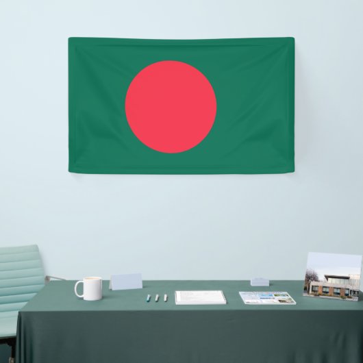 Bengaalse Vlag (Bangladesh) Spandoek (Beurs)
