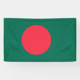 Bengaalse Vlag (Bangladesh) Spandoek
