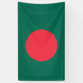 Bengaalse Vlag (Bangladesh) Spandoek (Verticaal)