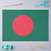 Bengaalse Vlag (Bangladesh) Tissuepapier (Craft)