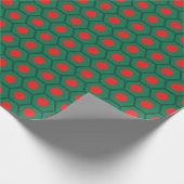 Bengaalse vlag Honeycomb Wrapping Paper Cadeaupapier (Hoek)