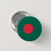 Bengaalse vlag, vlag van Bangladesh Ronde Button 3,2 Cm (Voorkant /achterkant)