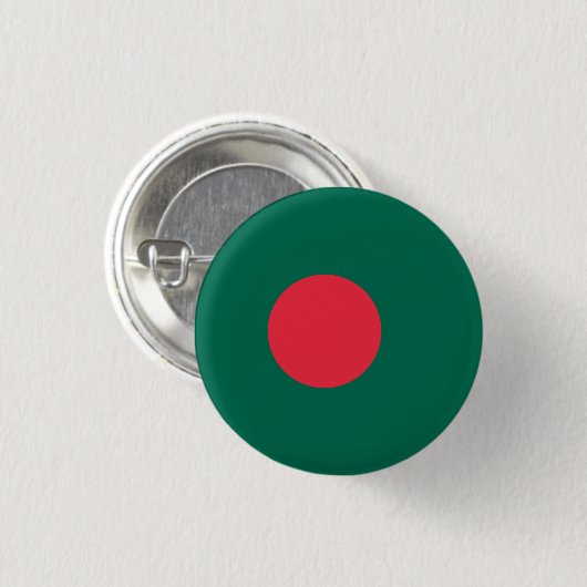 Bengaalse vlag, vlag van Bangladesh Ronde Button 3,2 Cm (Voorkant /achterkant)
