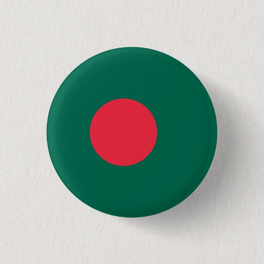 Bengaalse vlag, vlag van Bangladesh Ronde Button 3,2 Cm (Voorkant)
