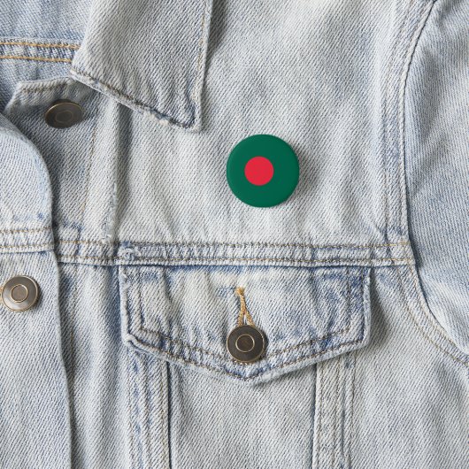 Bengaalse vlag, vlag van Bangladesh Ronde Button 3,2 Cm (In situ)