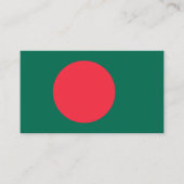 Bengaalse vlag, vlag van Bangladesh Visitekaartje (Voorkant)