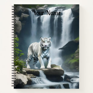 Bengaalse witte tijger in Natuur Notitieboek