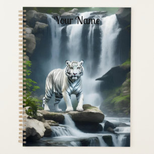 Bengaalse witte tijger in Natuur Planner