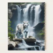 Bengaalse witte tijger in Natuur Planner (Achterkant)