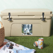 Bengaalse witte tijger in Natuur Sticker (Koeler)