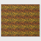 Bengaarse tijgerstreep cadeau cadeaupapier (Vlak)