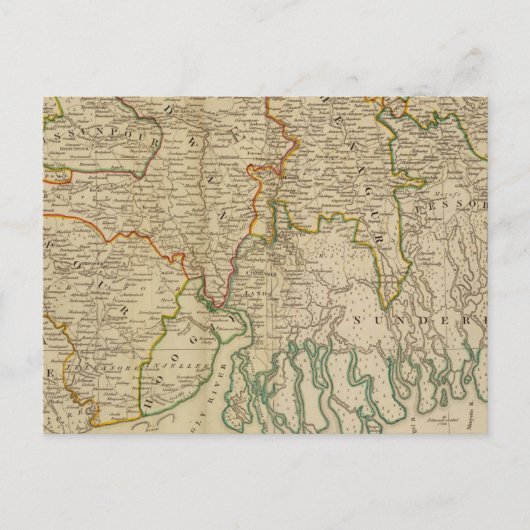Bengal, Bahar&c zuid Briefkaart (Voorkant)
