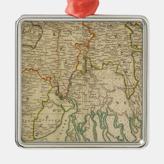 Bengal, Bahar&c zuid Metalen Ornament (Voorkant)
