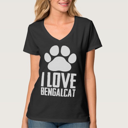Bengal  Bengal cat  Bengal mom  6 T-shirt (Voorkant)