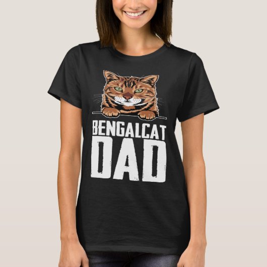 Bengal Bengal katten Bengal moeder 3 T-shirt (Voorkant)