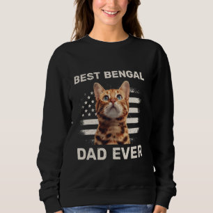 Bengal Cat BEST BENGAL CAT DAD EVER Funny Bengal D Trui