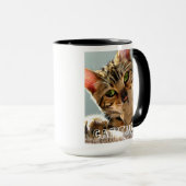 Bengal Cat Catitude Coffee Mok (Voorkant rechts)