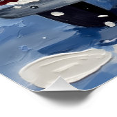 Bengal Cat Christmas Red Truck Holiday Perfect Poster (Hoek)