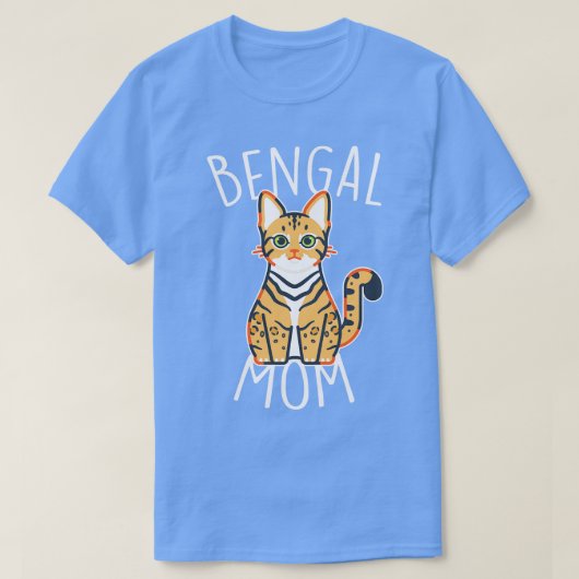 Bengal Cat mama T-shirt (Design voorkant)