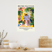 Bengal Cat on Toilet Art Bathroom Print in Henri (Keuken)