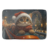 Bengal Cat Roller Onderzetter Kerst Badmat (Voorkant)