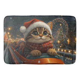 Bengal Cat Roller Onderzetter Kerst Badmat