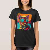 Bengal Cat Summer Beach T-shirt (Voorkant)