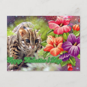 Bengal Cat Valentijn Briefkaart
