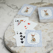 Bengal Cat Wedding Favor Pokerkaarten