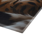 Bengal Cat With Christmas Lights Holiday Snijplank (Hoek)