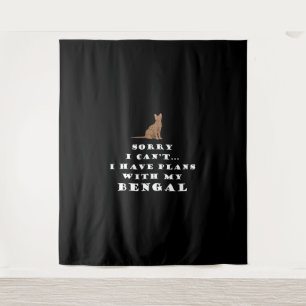 Bengal Cats Cat Cute Funny Wandkleed