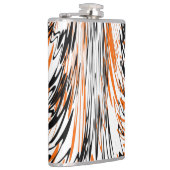 Bengal Colors Squiggly Orange and Black Lines Heupfles (Rechts)