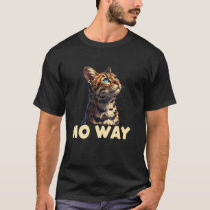 Bengal Eigenaar Koppige Bengaalse kat NIET GEÏNTER T-shirt
