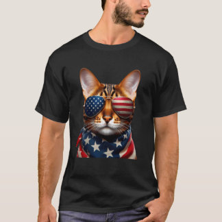Bengal Kat 4 juli Onafhankelijkheidsdag Eigenaar P T-shirt