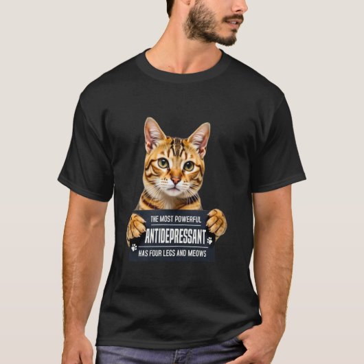 Bengal Kat Eigenaar Vier poten en Miauwt Bengal Ki T-shirt (Voorkant)